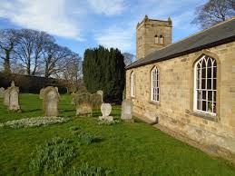 Church yard and church, with william stockdales grave